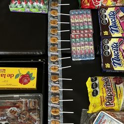 Súper Dulceria Cananea - Our candy stash fit nicely in our backpacks.