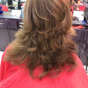 A 1 Cuts - This is what Maria accomplished I absolutely love it! color and hair cut love love my new hair - Hair Salons Near Me - Monterey Park, California
