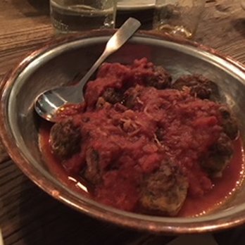 Dalida - Izmir kofte (ground lamb meatballs with tomato sauce) - Mediterranean Near Me - San Francisco, California