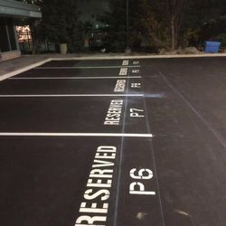 The Line Painting Company - Parking lot spots line painting