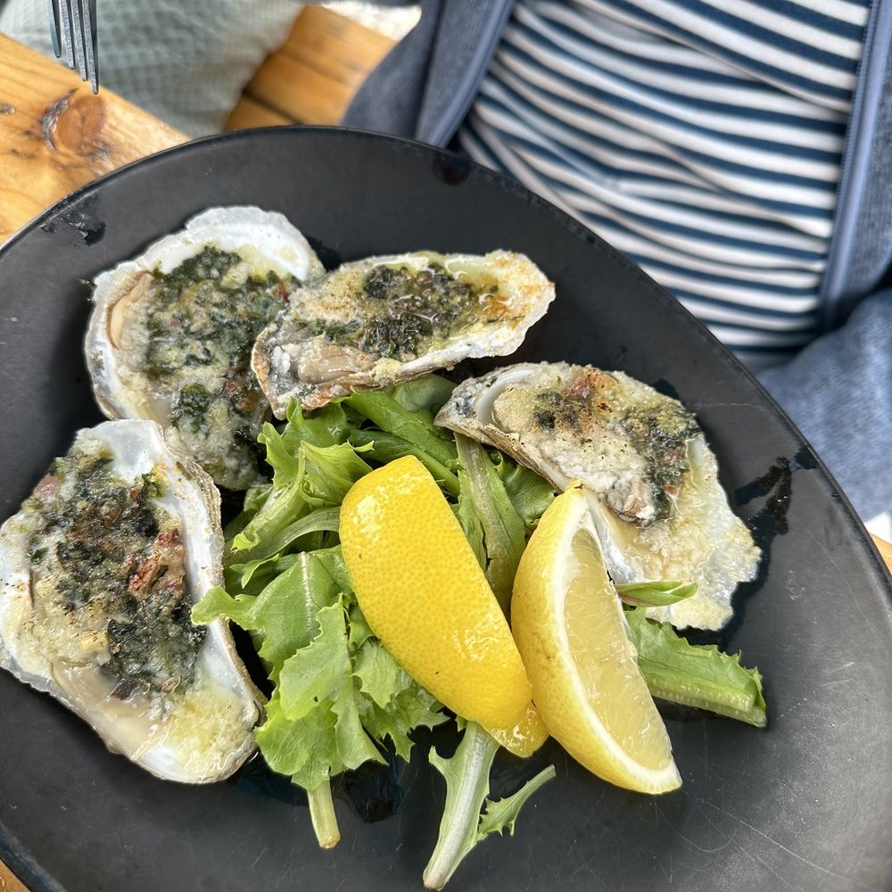 Shuck Station - Oysters Rockefeller. Perfectly done - Seafood Near Me - Newcastle, Maine