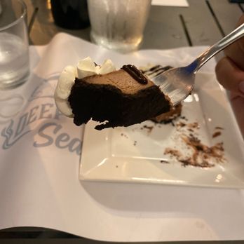 Deep Lagoon - Chocolate mousse cheesecake. - Seafood Near Me - Naples, Florida Deep Lagoon - Chocolate mousse cheesecake. - Seafood Near Me - Naples, Florida