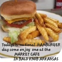 Market Cafe - Our homemade Angus Beef Burger