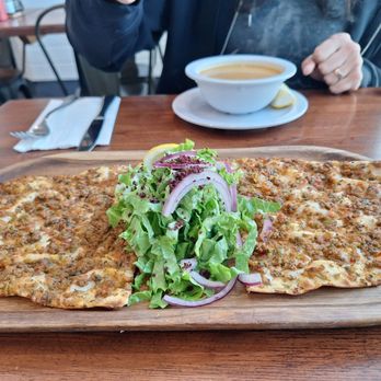 Garlic Mediterranean Grill - Lahmacun (Turkish Pizza) - Mediterranean Near Me - Santa Clara, California Garlic Mediterranean Grill - Lahmacun (Turkish Pizza) - Mediterranean Near Me - Santa Clara, California