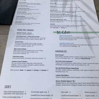 Oceanic - Menu - Seafood Near Me - Pompano Beach, Florida