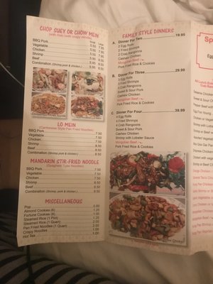 Menu photo 1 Wing Chong Restaurant Chicago, IL