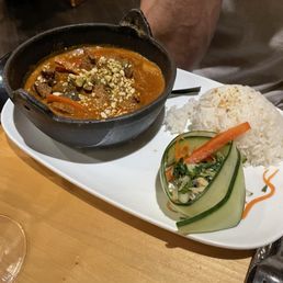 Panang Curry Bowl with Beef Tenderloin (gluten free) Panang Curry Bowl with Beef Tenderloin (gluten free)