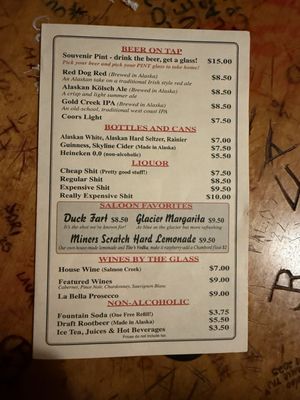 Menu photo 6 Red Dog Saloon Juneau, AK Menu photo 6 Red Dog Saloon Juneau, AK