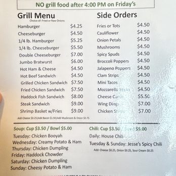 Degreef Ends Here - Grill Menu, Side orders - American Near Me - Greenleaf, Wisconsin