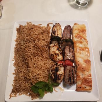 Saffron Kitchen - Combination Kabobs ($23) - Mediterranean Near Me - Oakland, California Saffron Kitchen - Combination Kabobs ($23) - Mediterranean Near Me - Oakland, California