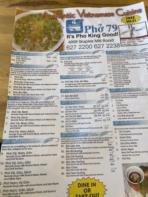 Menu photo 3 Pho 79 Richmond, VA Menu photo 3 Pho 79 Richmond, VA