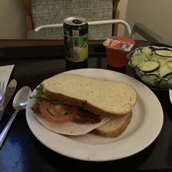 Barnes Jewish Hospital Cafeteria - Turkey club on sourdough