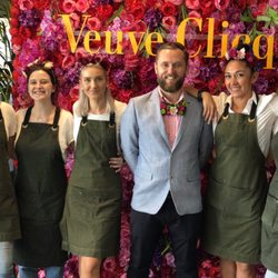 Francesca's Flowers - Floral Station for corporate events. Flower Crowns and Bow Ties
