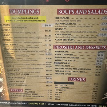 Rush In Dumplings - MENU: 08-18-2026 (1/4) - Russian Near Me - Olympia, Washington Rush In Dumplings - MENU: 08-18-2026 (1/4) - Russian Near Me - Olympia, Washington