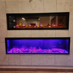 Fireside Shoppe & Aqua Mist - Modern Electric Fireplace