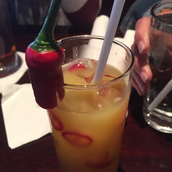 Bâton Rouge Steakhouse & Bar - Sweet heat drink. For the unique taste lovers. Comes with slices of chili pepper in the drink, and a half chilipepper to garnish - Steakhouses Near Me - Vaughan, Ontario Bâton Rouge Steakhouse & Bar - Sweet heat drink. For the unique taste lovers. Comes with slices of chili pepper in the drink, and a half chilipepper to garnish - Steakhouses Near Me - Vaughan, Ontario