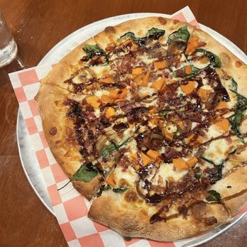 Krave Kitchen & Bar - Sweet Potato and Bacon Pizza - American Near Me - Woburn, Massachusetts Krave Kitchen & Bar - Sweet Potato and Bacon Pizza - American Near Me - Woburn, Massachusetts