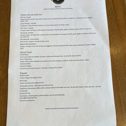 Curry Up - Menu