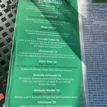 Captains Quarters Riverside Grille - Drink menu -- July 2024 - Seafood Near Me - Prospect, Kentucky Captains Quarters Riverside Grille - Drink menu -- July 2024 - Seafood Near Me - Prospect, Kentucky