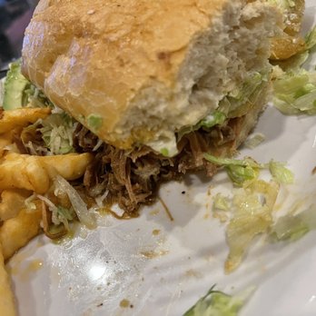 El Jardin - Torta .. look how much bread that is - Mexican Near Me - Manteca, California
