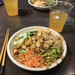 CoreLife Eatery - Korean BBQ Tofu Bowl + Mandarin Cardamom Drink