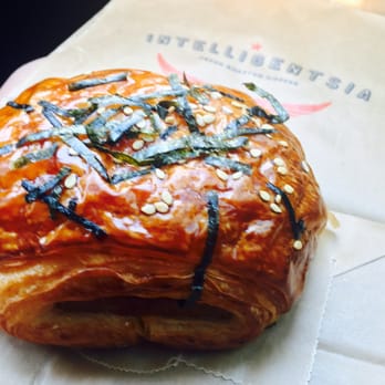Intelligentsia Coffee - Butter croissant with spam and kimchi - Coffee & Tea Near Me - Pasadena, California Intelligentsia Coffee - Butter croissant with spam and kimchi - Coffee & Tea Near Me - Pasadena, California