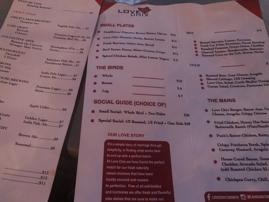 Menu photo 2 Love Chix Toronto, ON