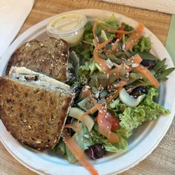 Sugar Apple Organic Cafe & Market - Tempeh Reuban, salad with miso dressing