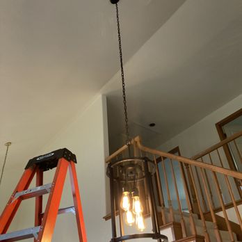 Fuller Handyman Service - We installed a new light fixture in this customer's home. - Handyman Near Me Fuller Handyman Service - We installed a new light fixture in this customer's home. - Handyman Near Me