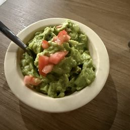 Guacamole Side! 6 dollars and wasn't even fresh Guacamole Side! 6 dollars and wasn't even fresh