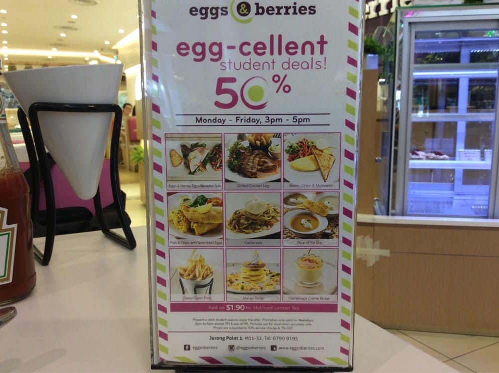EGGS & BERRIES Updated June 2024 1 Jurong West Central 2, Singapore