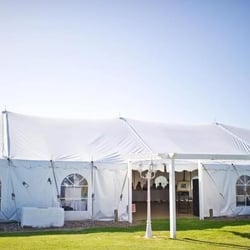 Pismo Beach Weddings - The entrance to the beautiful wedding tent!
