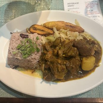 Mobay Cafe - Curry Goat Stew (Small) - Cafes Near Me - Milwaukee, Wisconsin