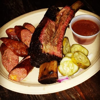 Micklethwait Craft Meats - Beef rib, cheddar sausage. - Food Trucks Near Me - Austin, Texas