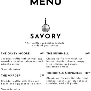 Ironworks Waffle Cafe - Menu - Waffles Near Me - Springfield, Ohio