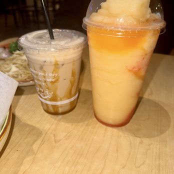 Hiccups - Horchata Milk Tea and Fruity Booty - Coffee & Tea Near Me - Long Beach, California