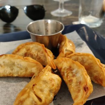 Delish Thai - Potstickers with homemade dipping sauce. - Thai Near Me - Vancouver, Washington