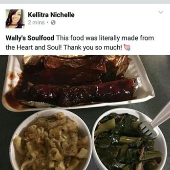Wally's Soulfood Experience - Rib dinner side mac and cheese and turkey smoked greens - Caterers Near Me - Seattle, Washington