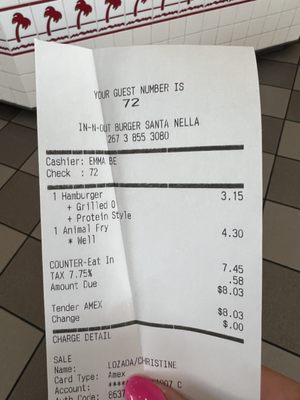 In-N-Out Burger by null