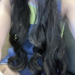 Finished result! Two inches gone! So free and light!