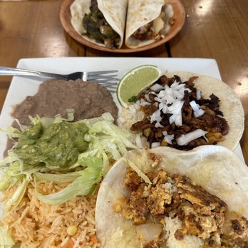 Pueblo Viejo - Specialty Taco Plate (Taco Bueno All Day Breakfast and Al Pastor Taco) Top tacos: beef fajita and Taco Bueno All Day Breakfast - Mexican Near Me - Austin, Texas Pueblo Viejo - Specialty Taco Plate (Taco Bueno All Day Breakfast and Al Pastor Taco) Top tacos: beef fajita and Taco Bueno All Day Breakfast - Mexican Near Me - Austin, Texas
