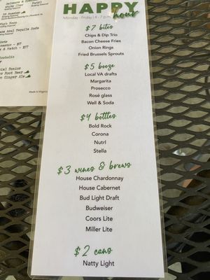 Menu photo 3 The Corner Pocket Williamsburg, VA