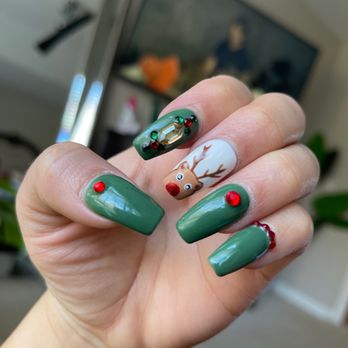 Fantasy Nails - Christmas free style by jayla - Nail Salons Near Me - Woodruff, South Carolina Fantasy Nails - Christmas free style by jayla - Nail Salons Near Me - Woodruff, South Carolina