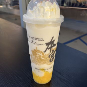 BenGong’s Tea - Mochi mango - Bubble Tea Near Me - San Gabriel, California
