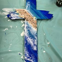 Julie Moraes Artistry - Resin cross
