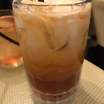 Sisters Thai - No dinner at a Thai restaurant without Thai iced tea for me :) - Thai Near Me - Fairfax, Virginia