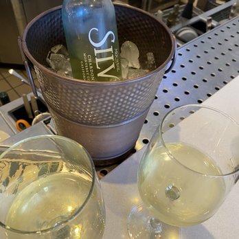 Olive Pit Grill -  Brea - Silver wine we shared recommended by the bar tender to enjoy with our meal! - Greek Near Me - Brea, California