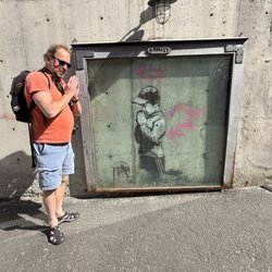 Banksy Praying Boy