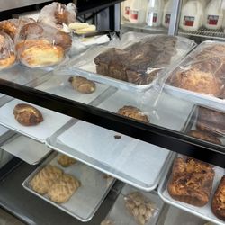 Various Colombian cheese breads and baked goods