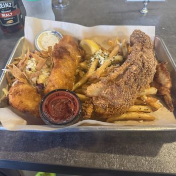 Seasalt Fish Grill - Triple n' chips - Seafood Near Me - Culver City, California